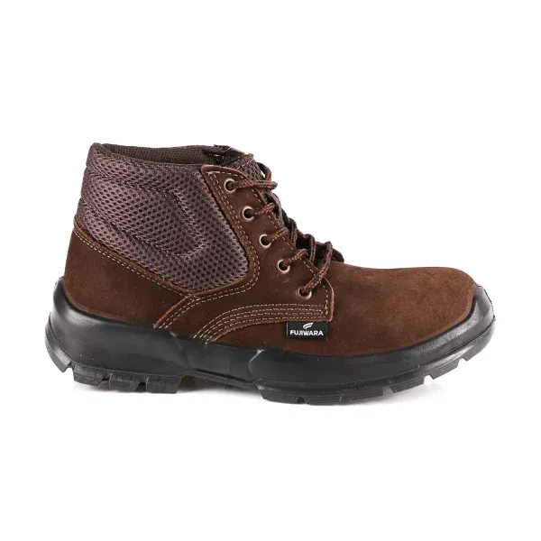 Bota de Segurança Marrom Café com Cadarço Fujiwara