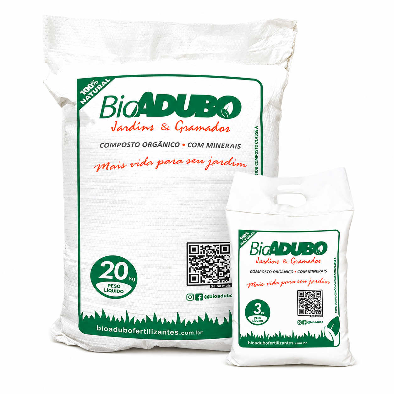 Bioadubo 3kg e 20kg